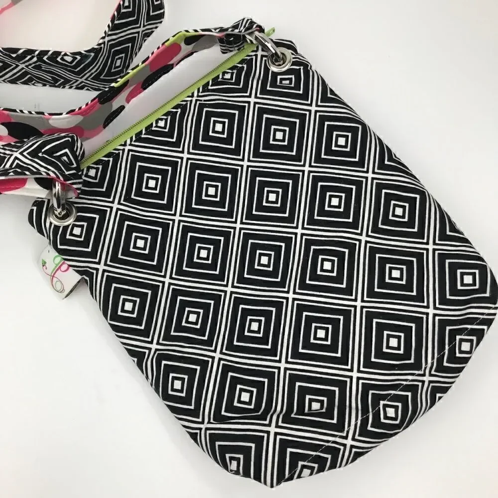 Artisan Hand Crafted Colorful Fabric Crossbody Bag NWT